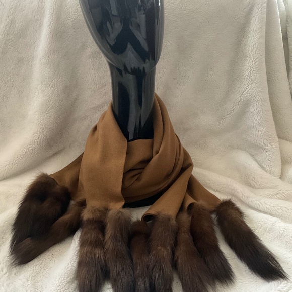 Mink Tails Scarf